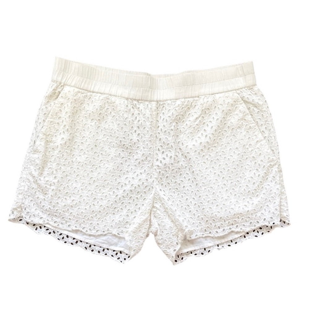 Lucky Brand White Eyelet Women Shorts